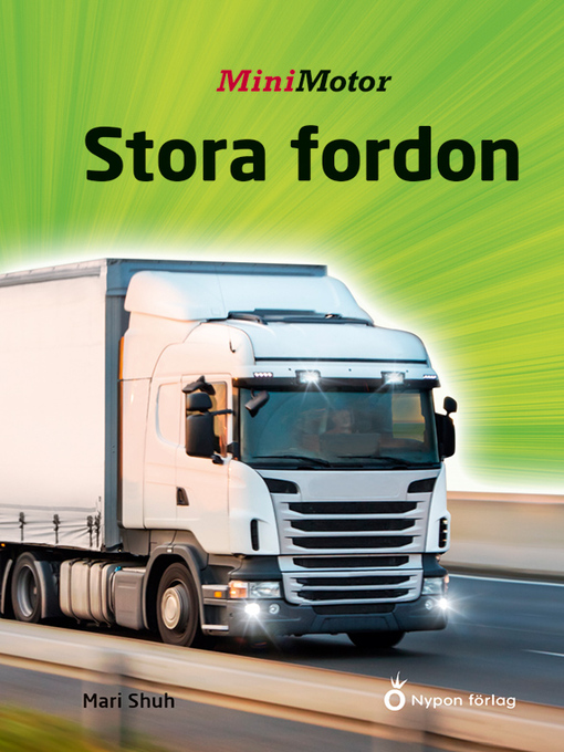 Titeldetaljer för Stora fordon av Mari Schuh - Tillgänglig